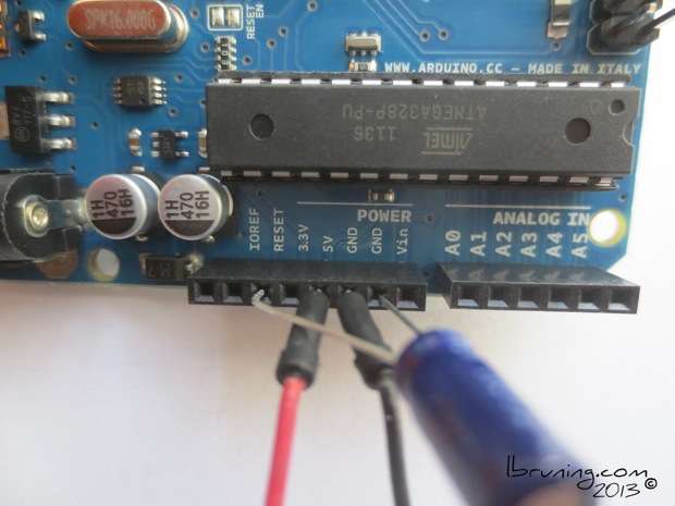 Arduino Uno as ISP for ATtiny45 connections