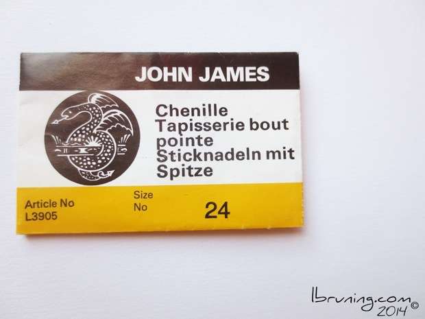 John James Chenille Handsewing Needle