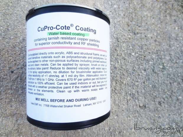 Cu-Pro Paint from Less EMF