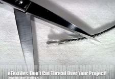 Don’t Cut Conductive Thread Near Your Project!