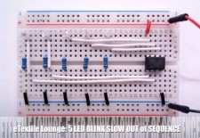 5 LED Blink Slow Out of Sequence